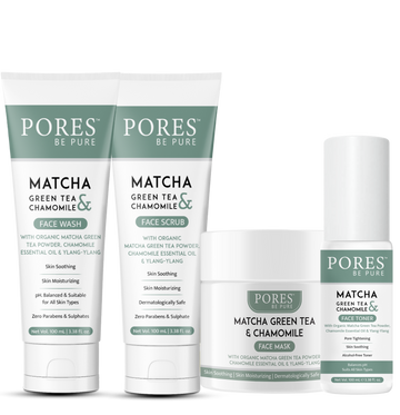 Matcha Green Tea & Chamomile Face Care Collection